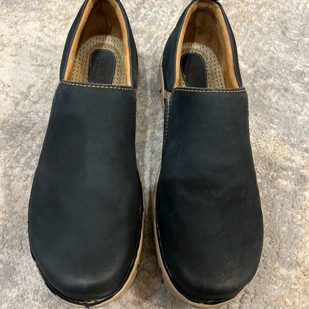 Borne blue suede Slip-On Shoes